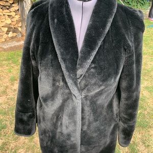 Faux fur coat